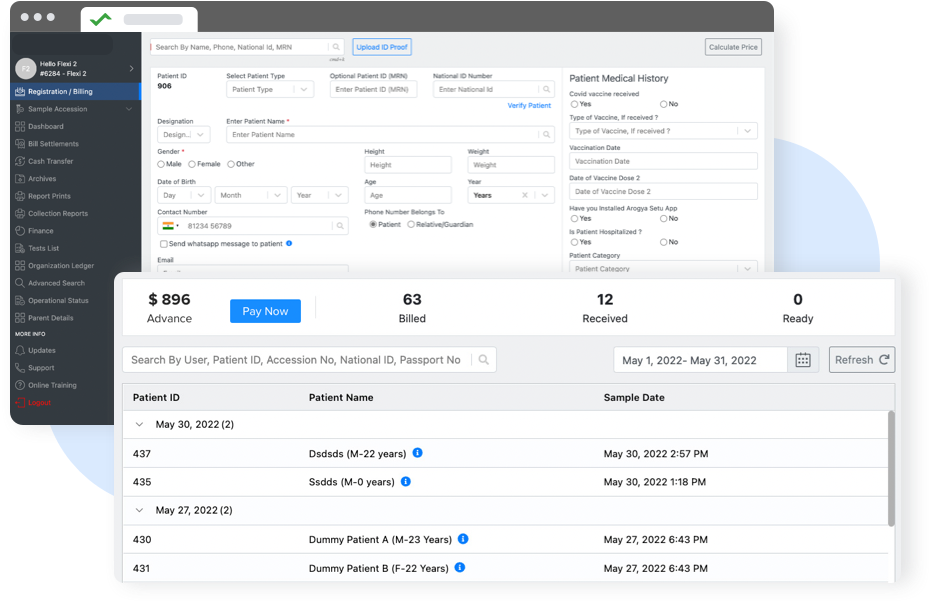 muilty-centre booking credit management