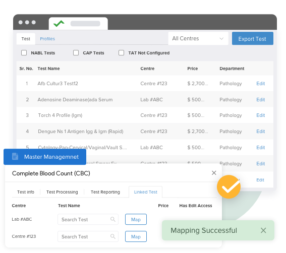 manage all lab test information centrally